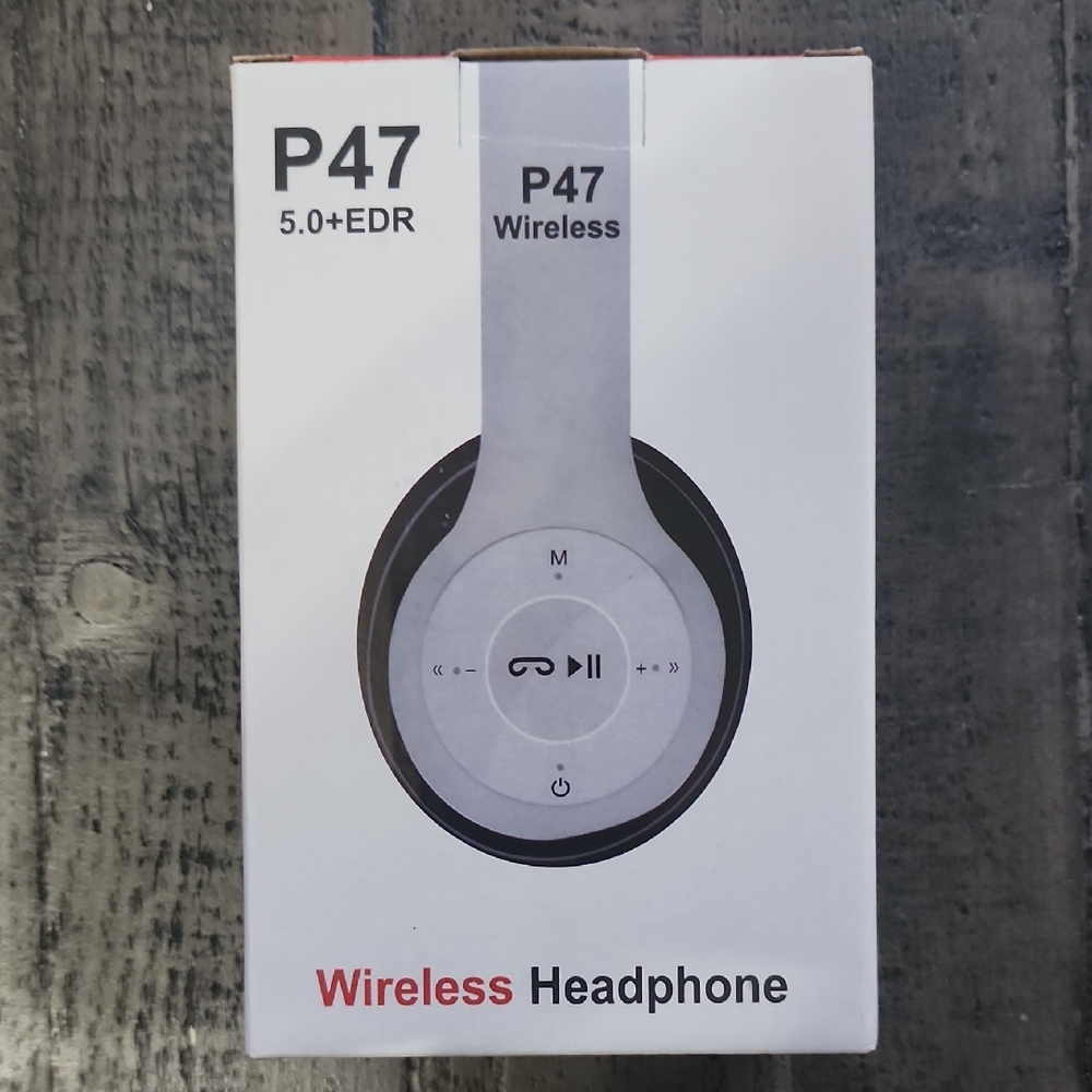 47 Wireless On-Ear Headphones - Gray